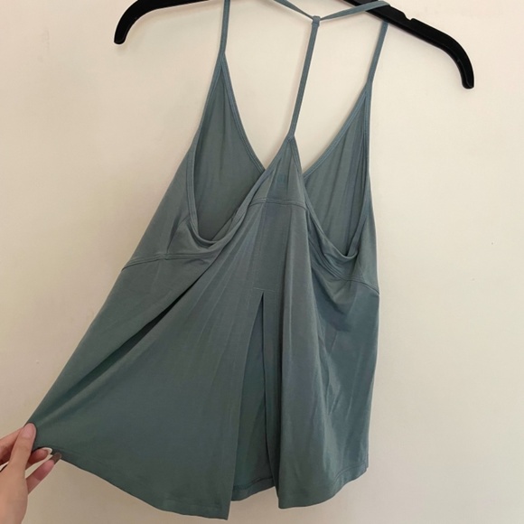 Lululemon l Modal-Silk Yoga Tank Top in Tidewater Teal - Size 4 - Picture 6 of 6